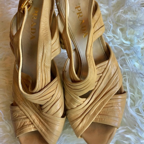 Prada High Heel Sandals - Resort Collection - Sz 7 - Picture 2 of 8